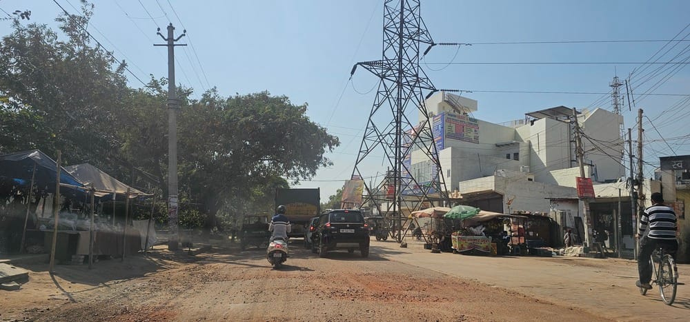 66 feet road in Patel Nagar is in bad condition