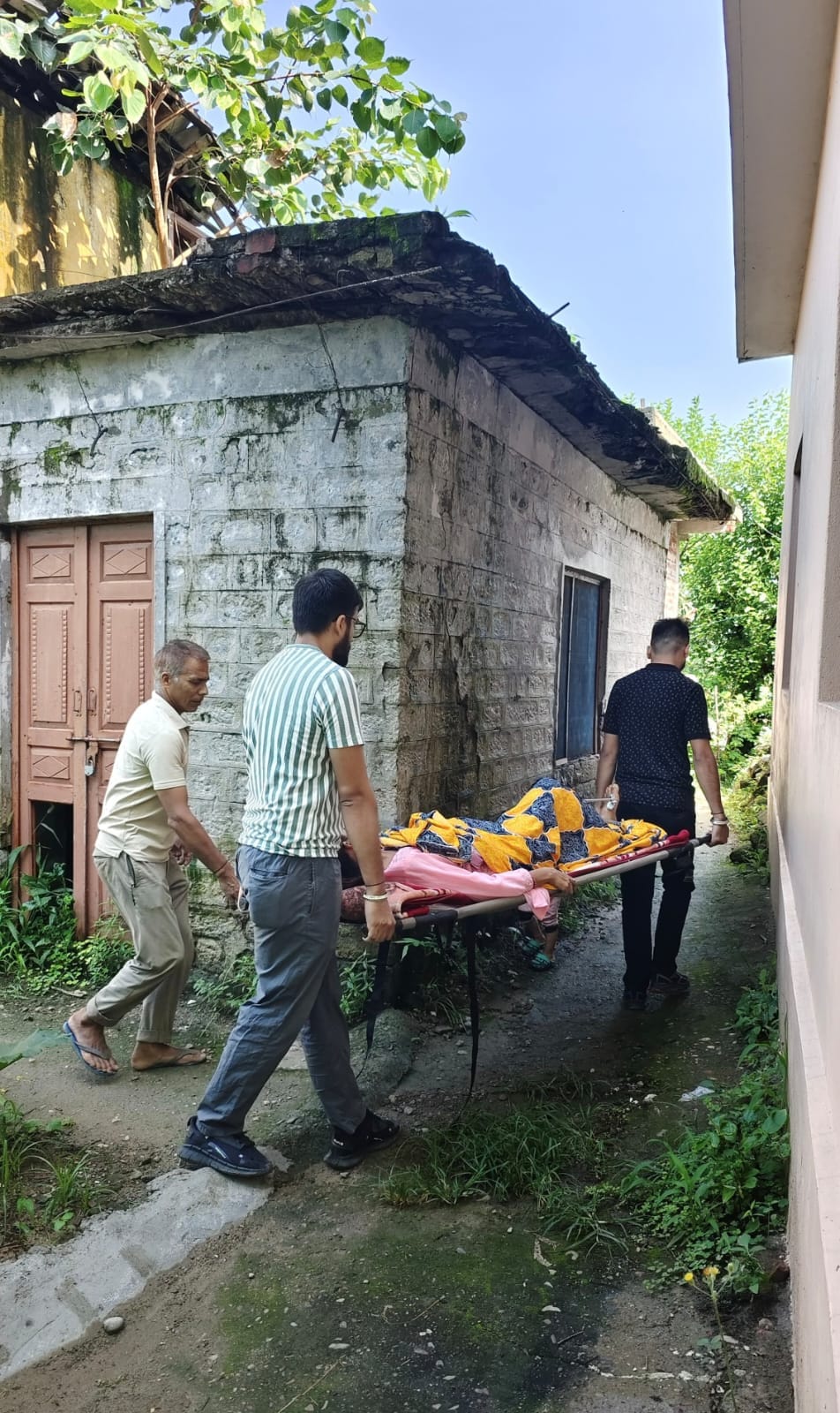 Cruelty of the system: Husband forced to carry sick wife on his shoulders in Barota