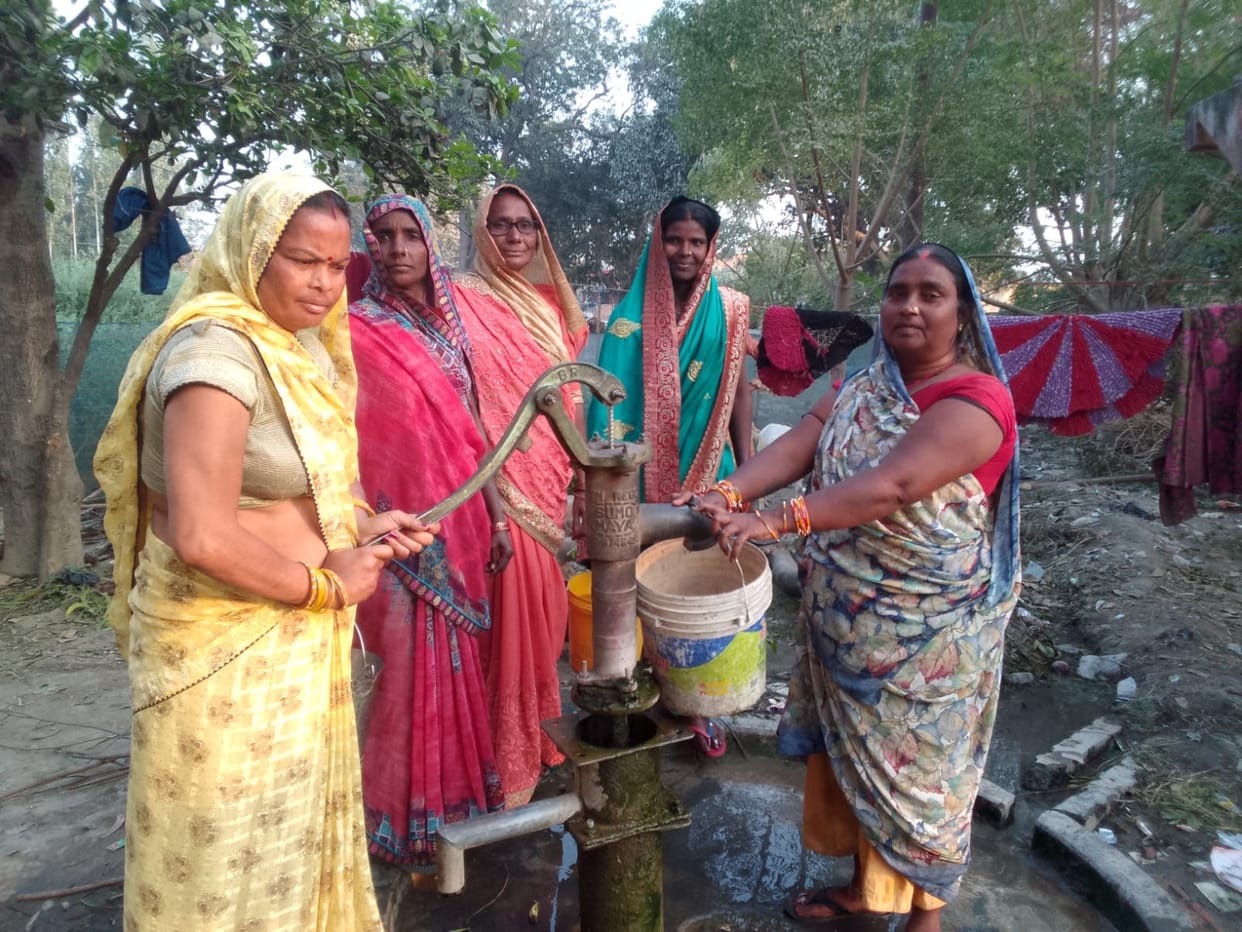 No drinking water and sanitation facilities in Kanshi Ram Awas