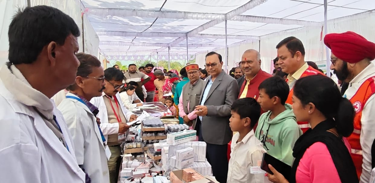 Health gift from the camp, smiles return to disappointed faces