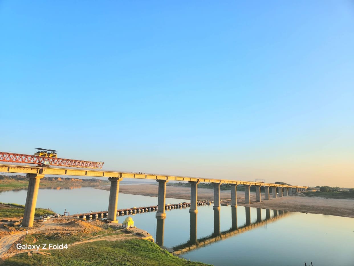 The approach road of the concrete bridge will be built on the land of Chachiha.