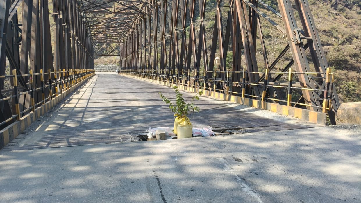 Giripul in bad shape, youth expressed anger by planting saplings