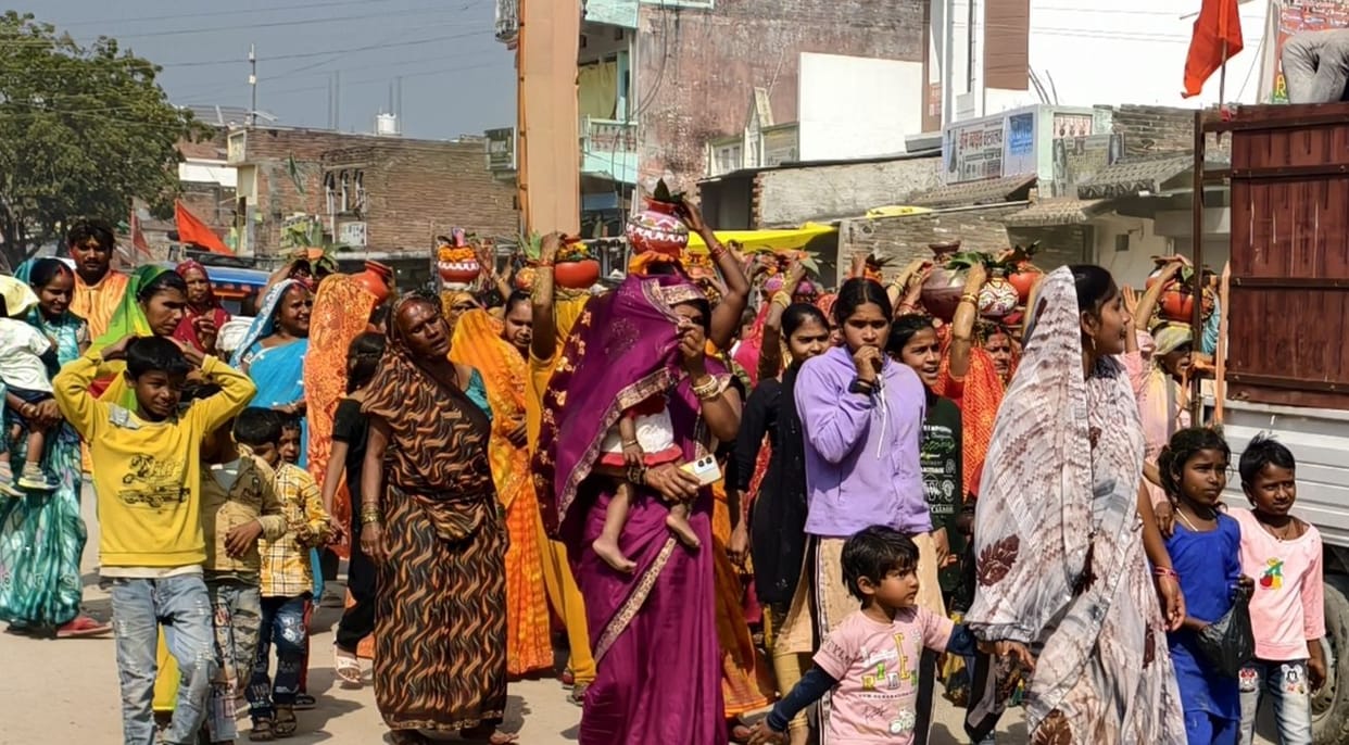 Musical Shri Vishnu Maha Yagya begins, grand Kalash Yatra taken out