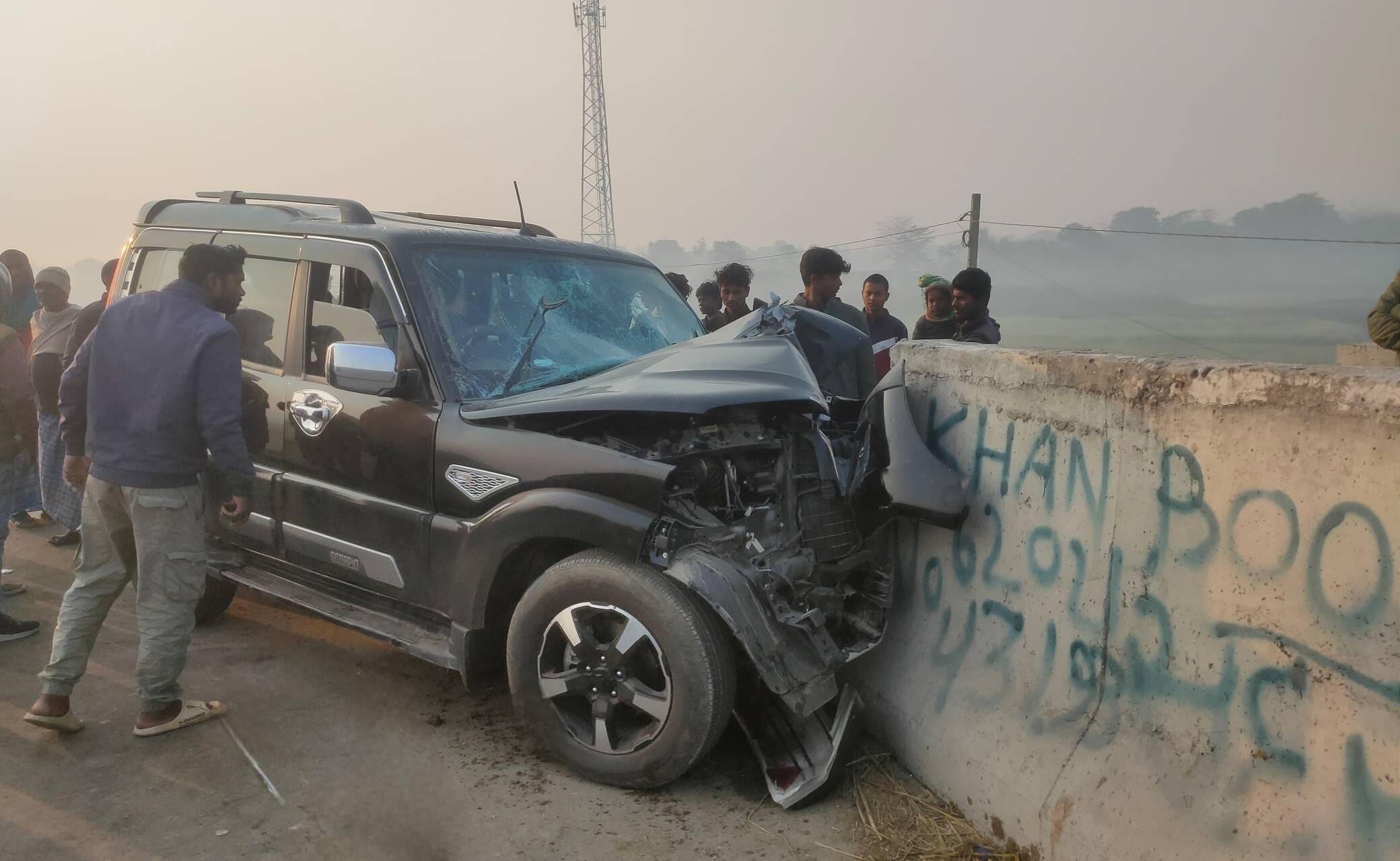 दुर्घटनाग्रस्त स्कॉर्पियो