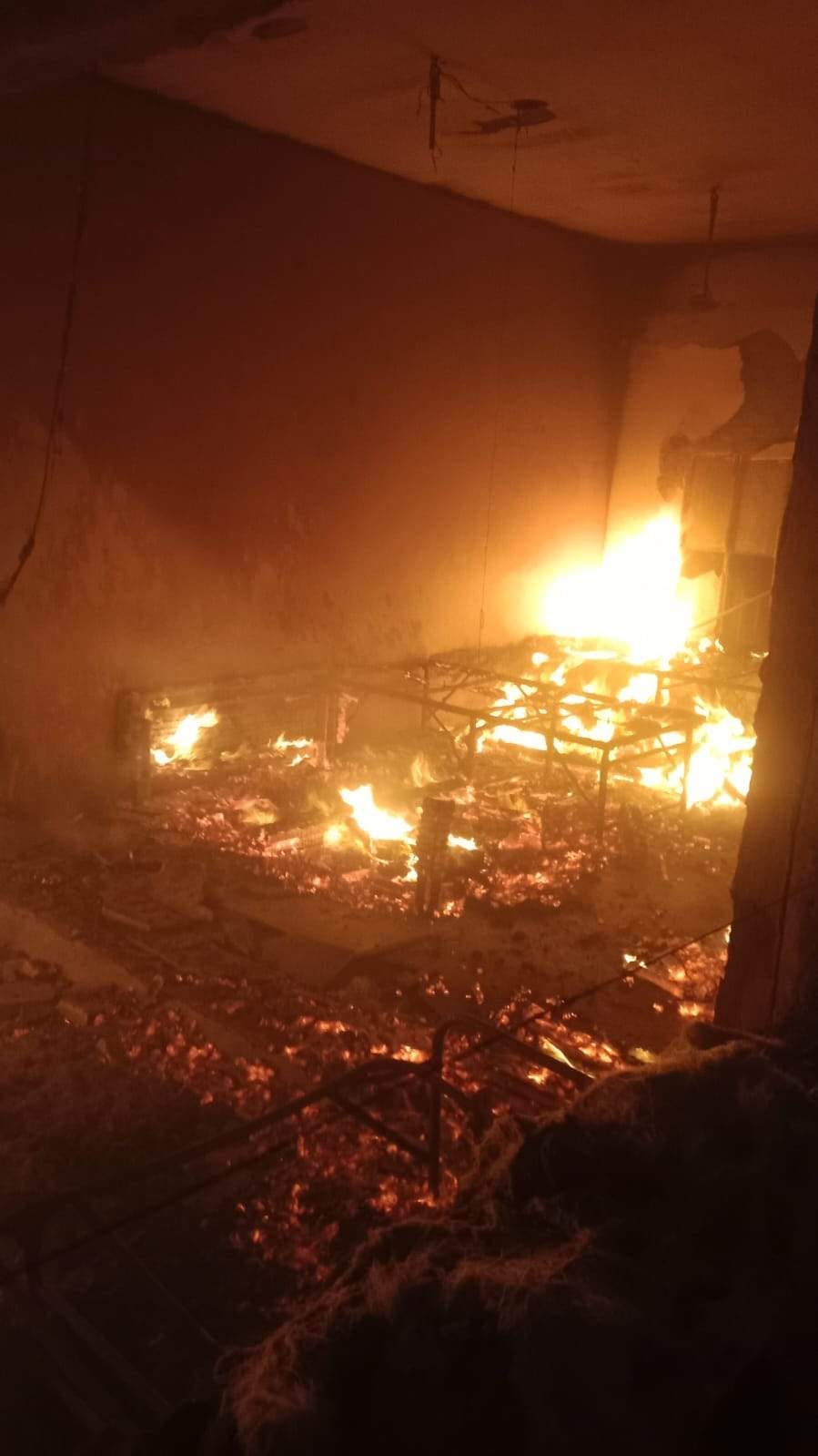 Fire breaks out in hotel staff room, two injured