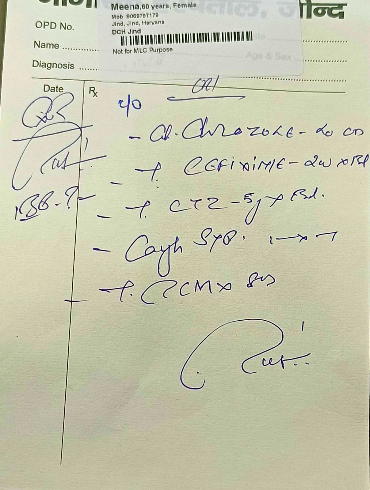 Doctors will now write readable medicines on patients' prescriptions.
