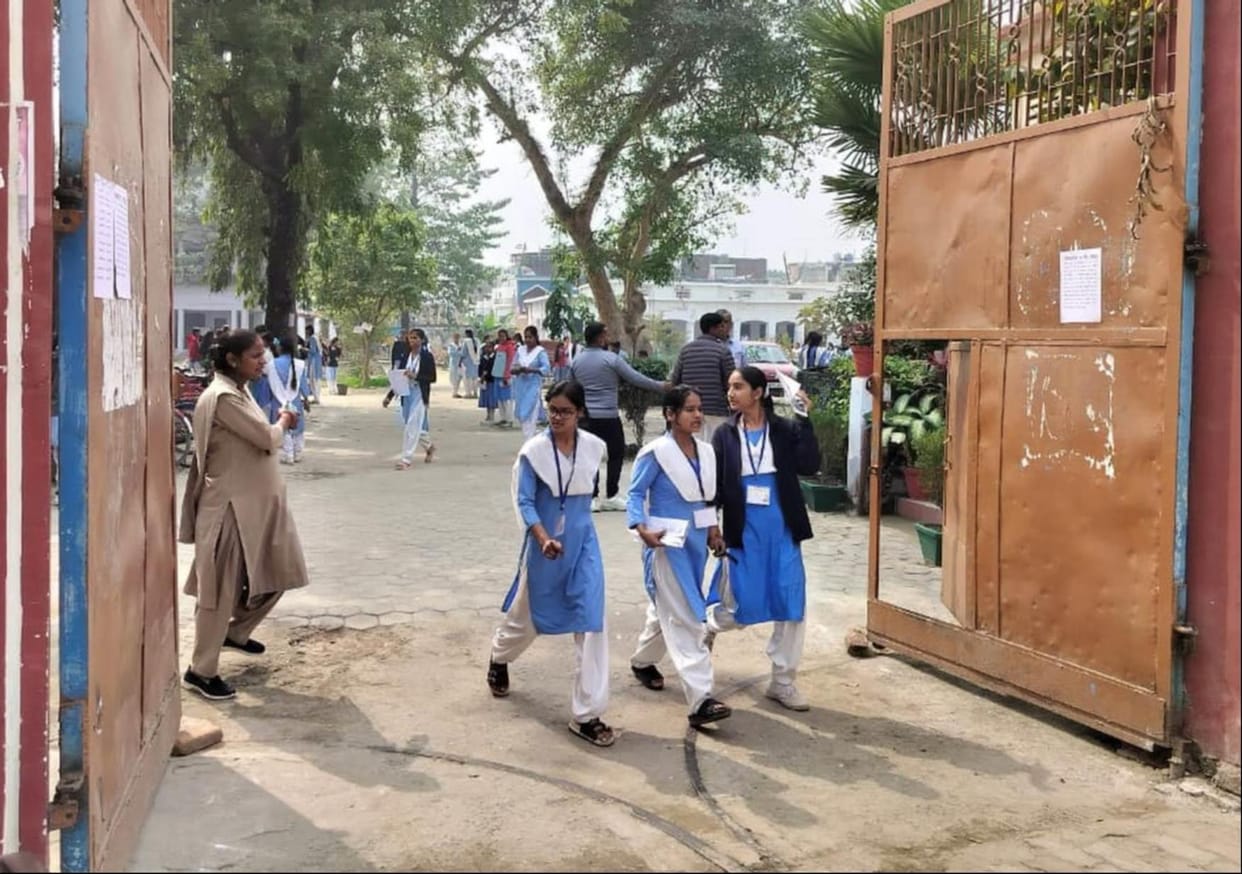 195 students were absent on the second day of the board examination.