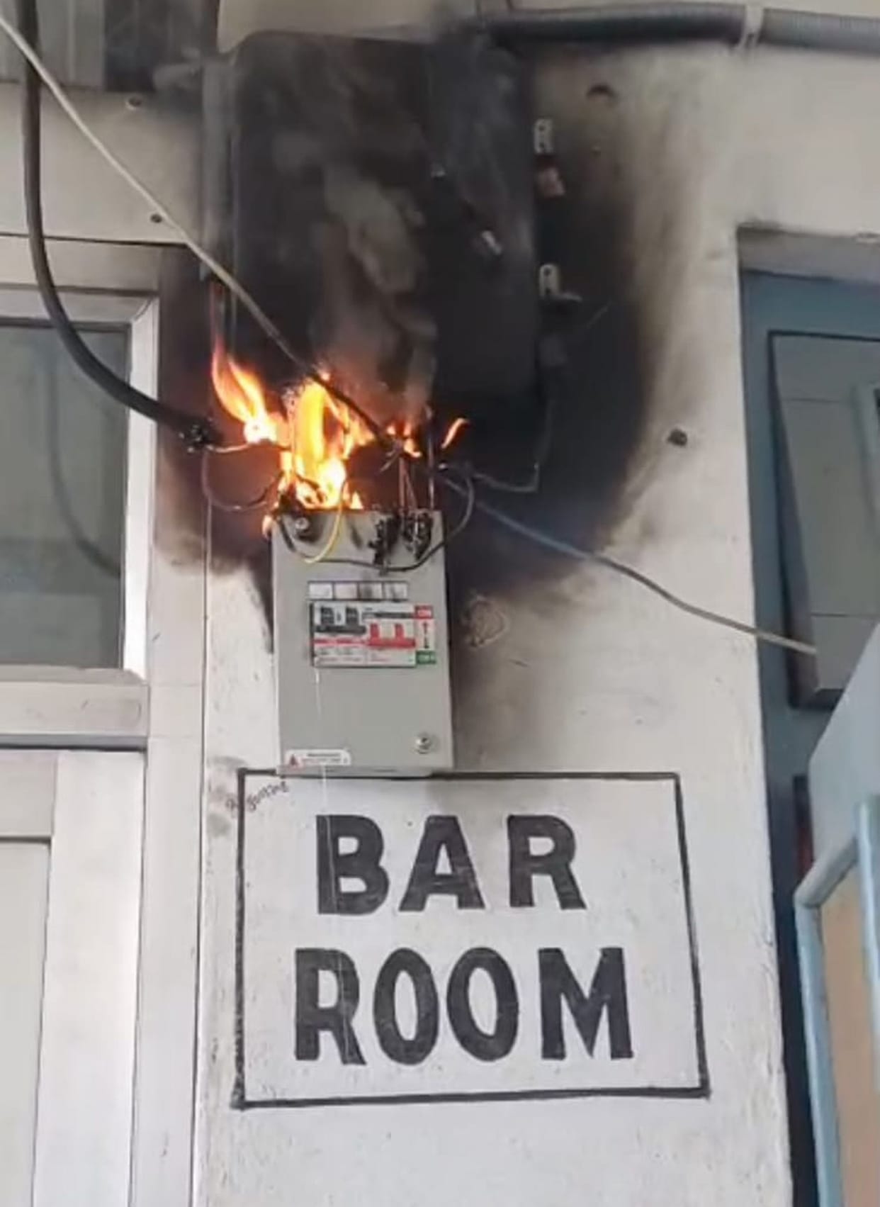 Smart meter catches fire in Teesa SDM office