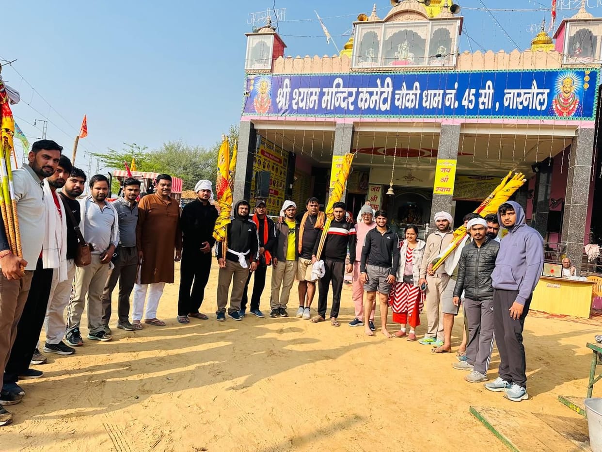 Camps started at various places for pilgrims on foot