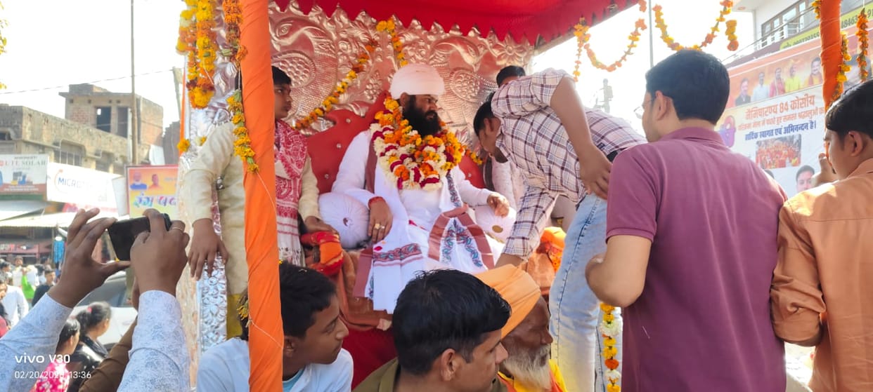 The devotees reached Nagwa Kothawan with faith and devotion.