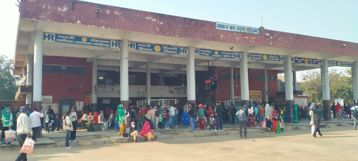 Mahendragarh to Haridwar roadways bus stopped