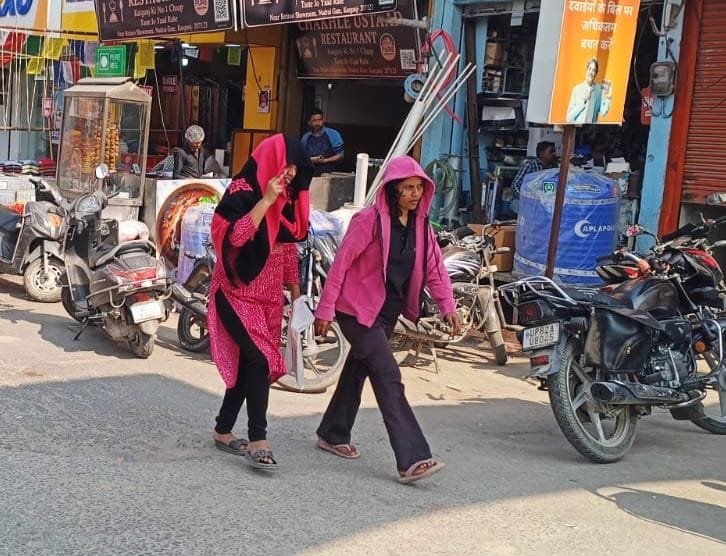 The weather took a turn again, with temperatures reaching 29 degrees.