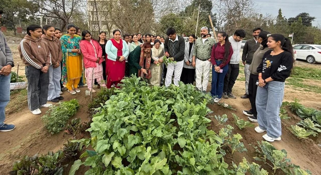 Inspired students towards entrepreneurship, self-reliance and sustainable agriculture
