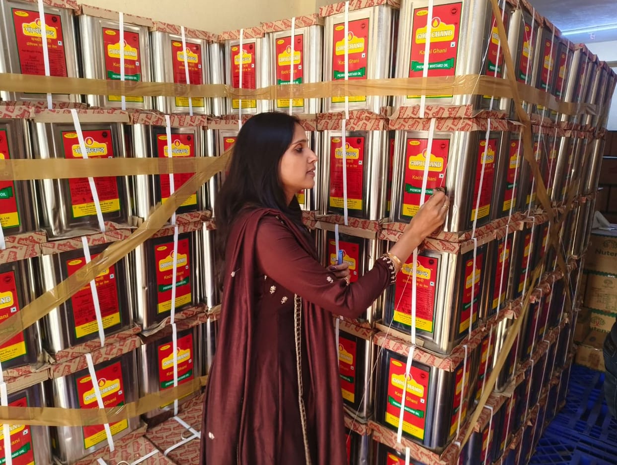 Six quintals of mustard oil seized, expired oil destroyed