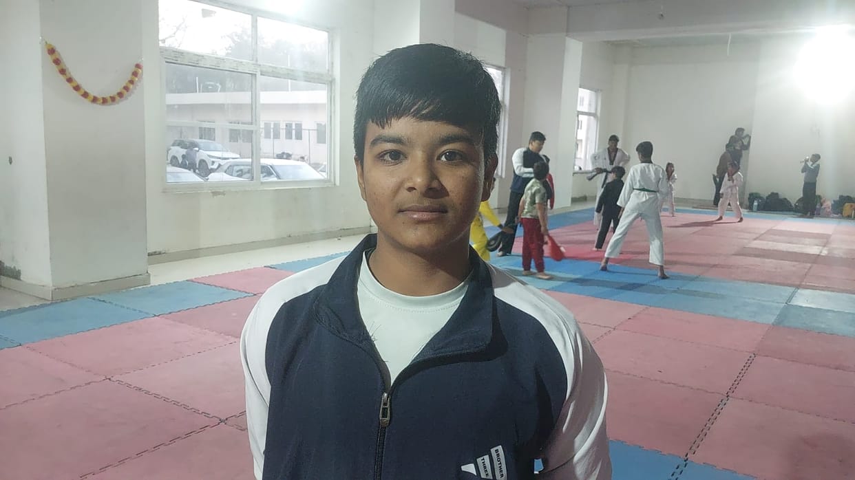 Sunidhi shines at the national level in Taekwondo