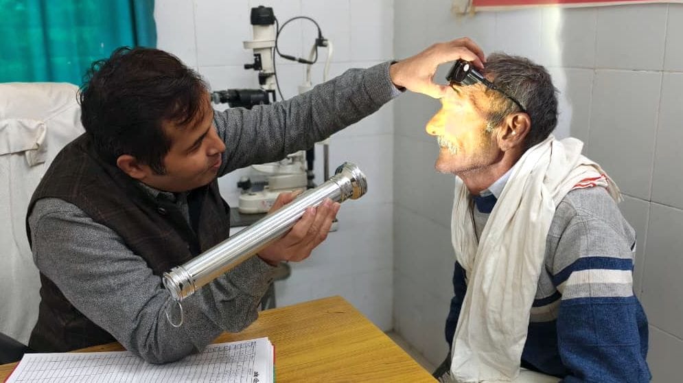 Patients with eye infections increased as the weather changed