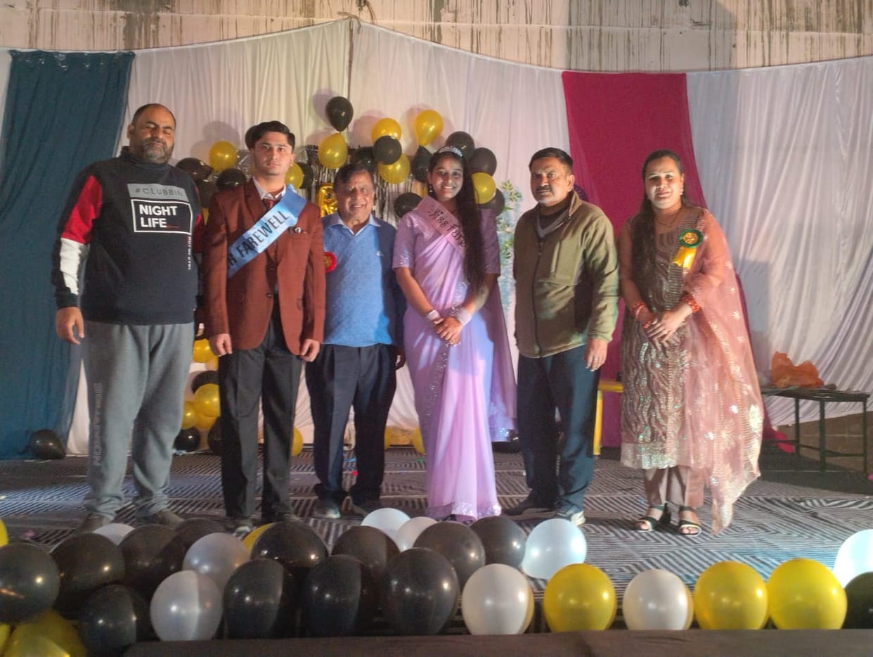Shivansh won the title of Mr., Shivani won the title of Miss Farewell
