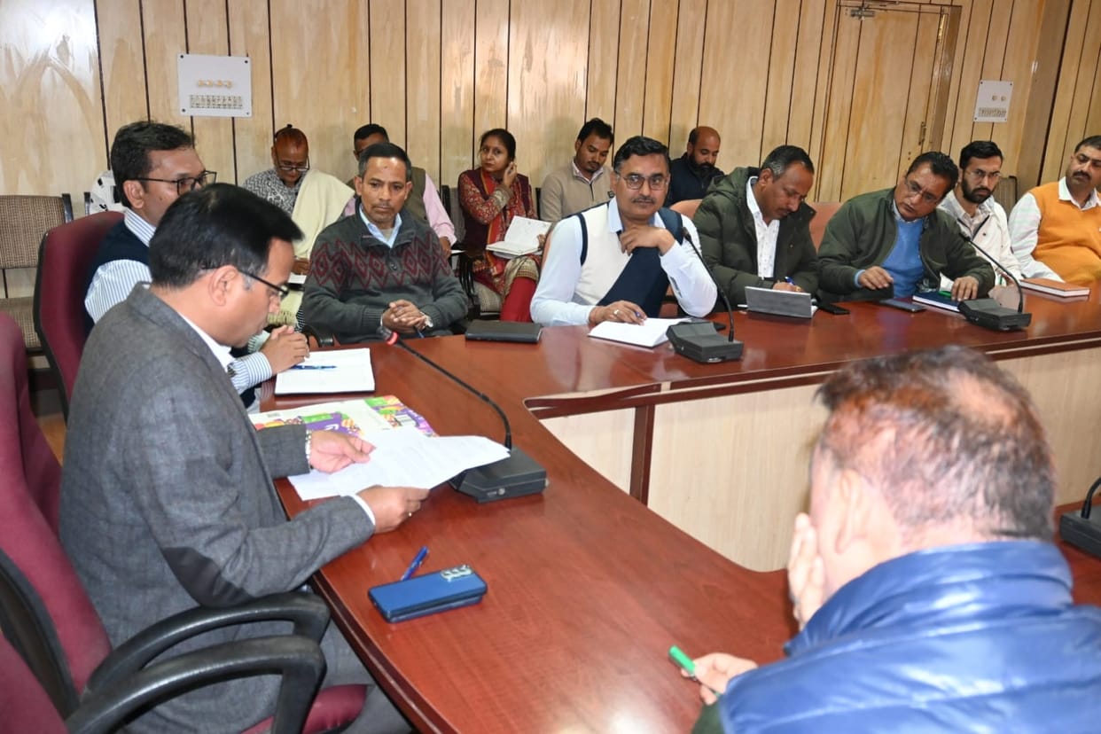 Instructions given to set up departmental stalls in the Government Village Door Programme at Panjehra