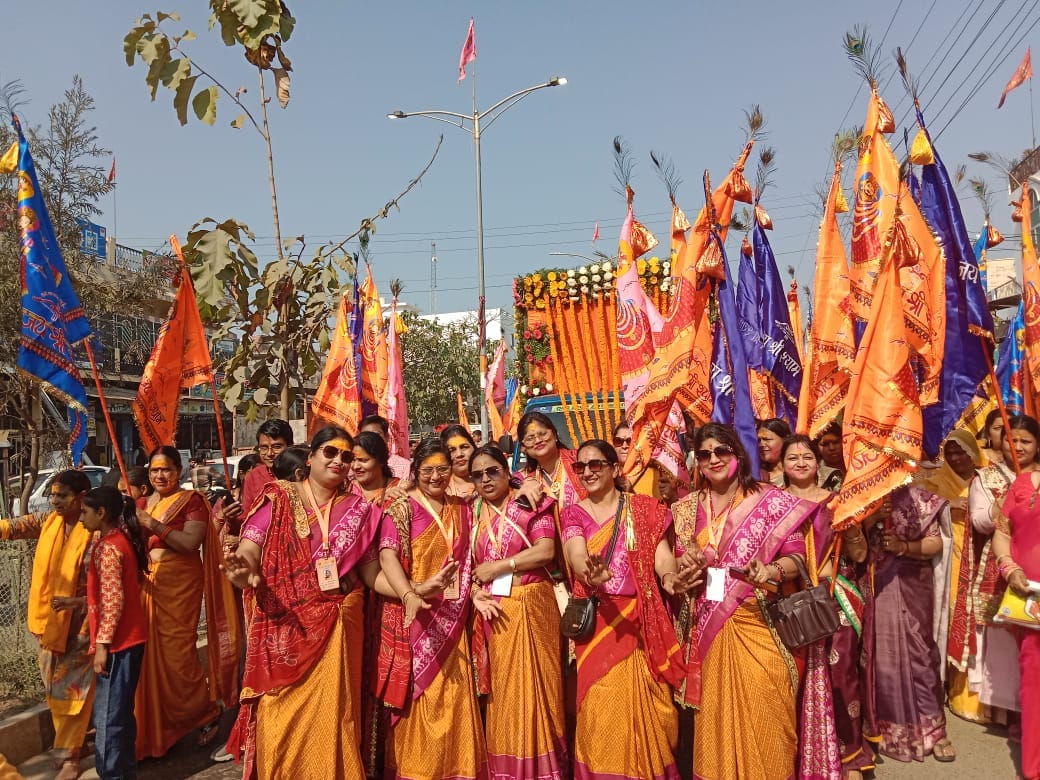 Baba Shyam's Nishan Yatra taken out in Palia