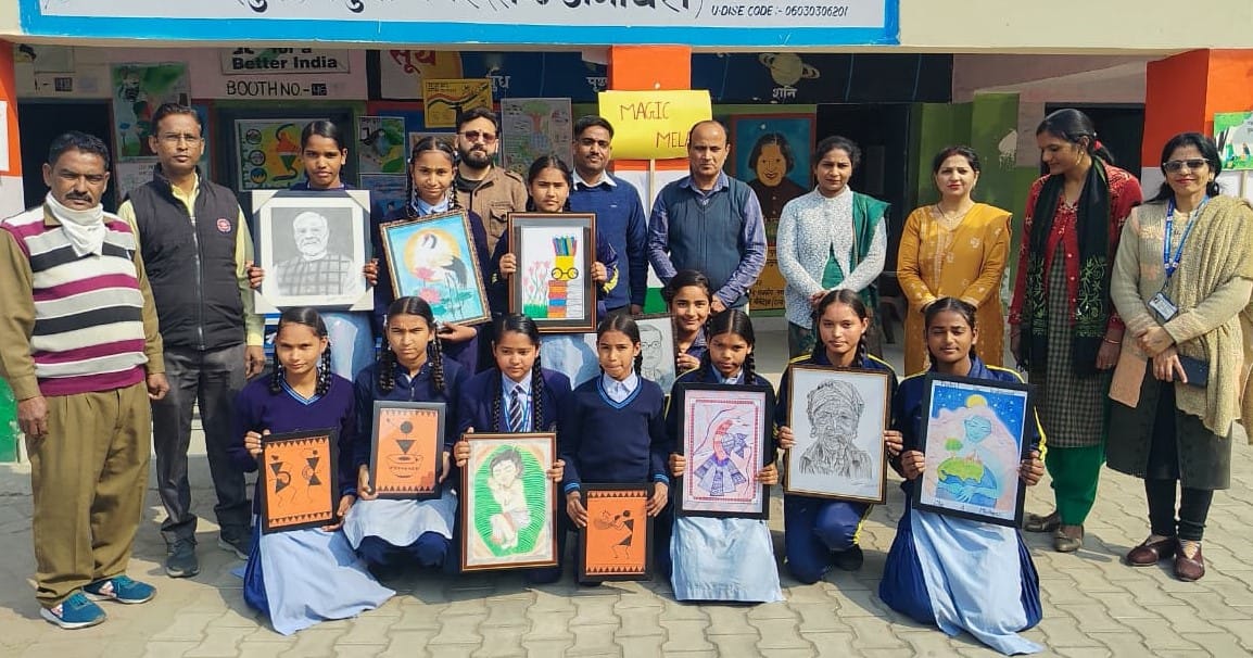 Students made models for environmental protection