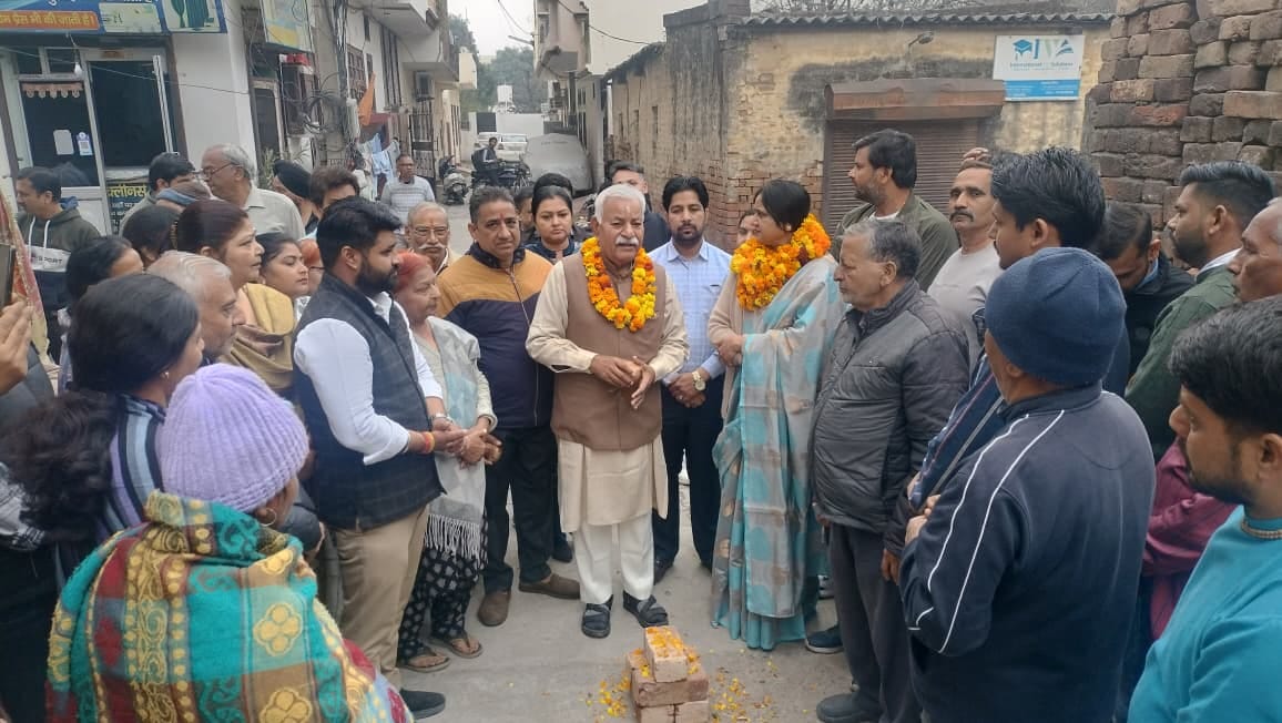 10 lakh rupees will be spent on work in Modern Colony