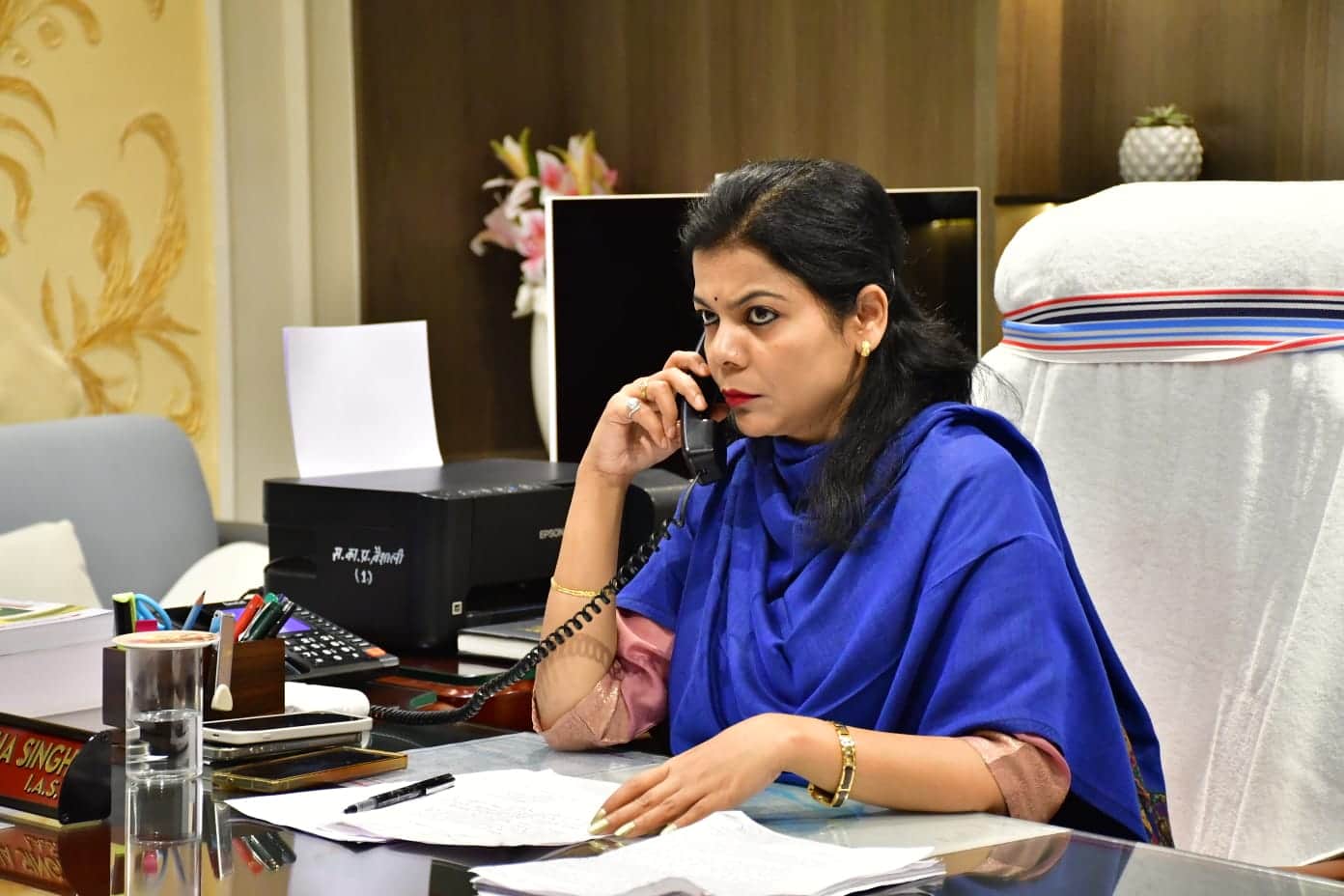 वैशाली जिला अधिकारी वर्षा सिंह