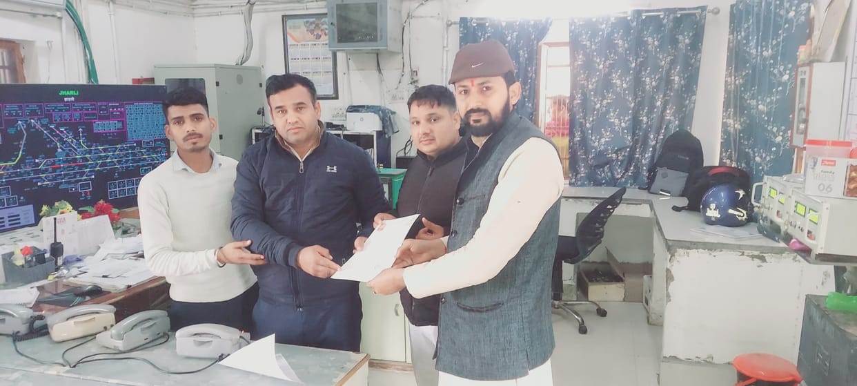 Permission sought to set up a drinking water stall at the railway station, Jhadli
