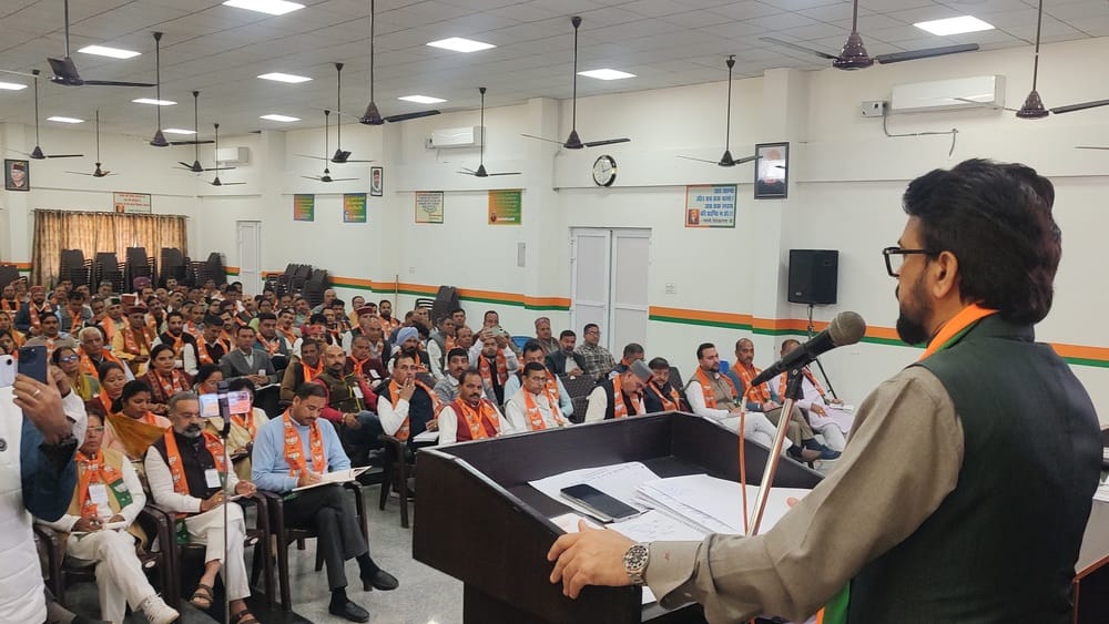 Party is being strengthened from booth level to national level: Anurag Thakur