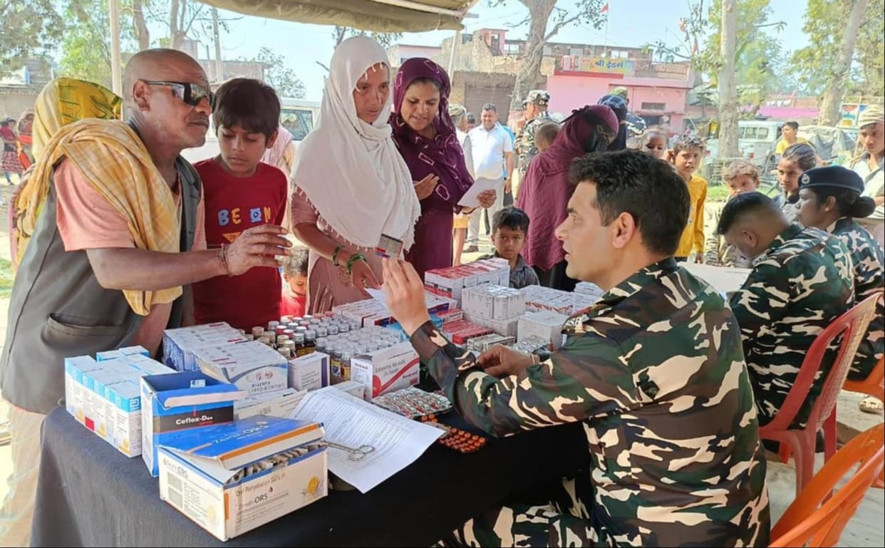 Patients were treated free of cost in the camp.