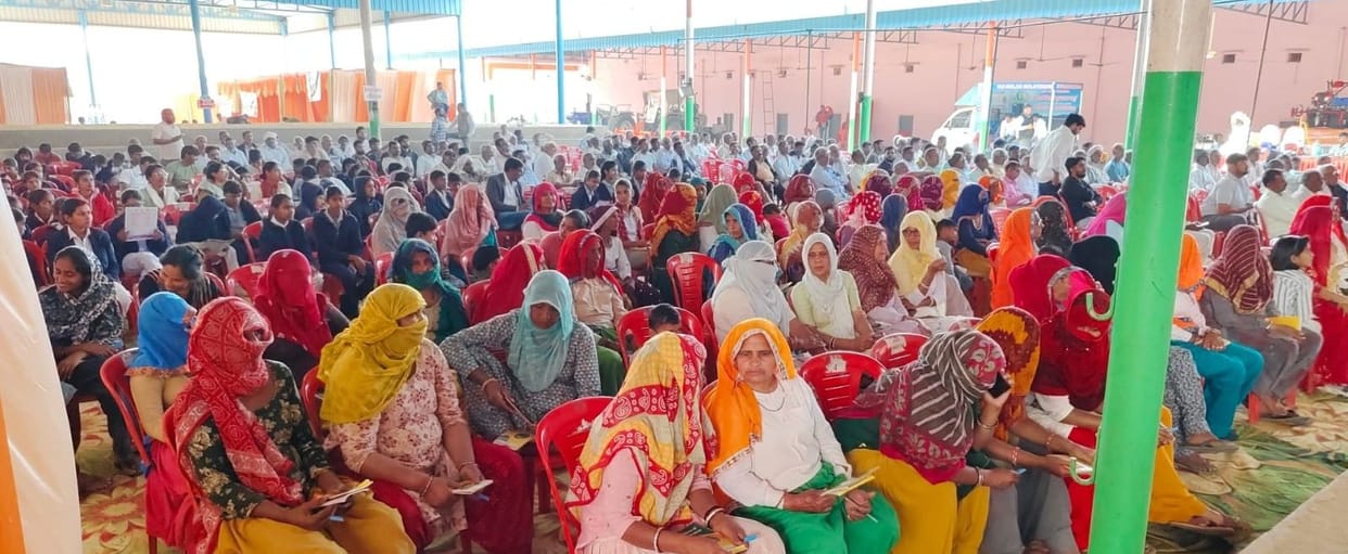 More than 500 farmers learned modern farming techniques at the fair.