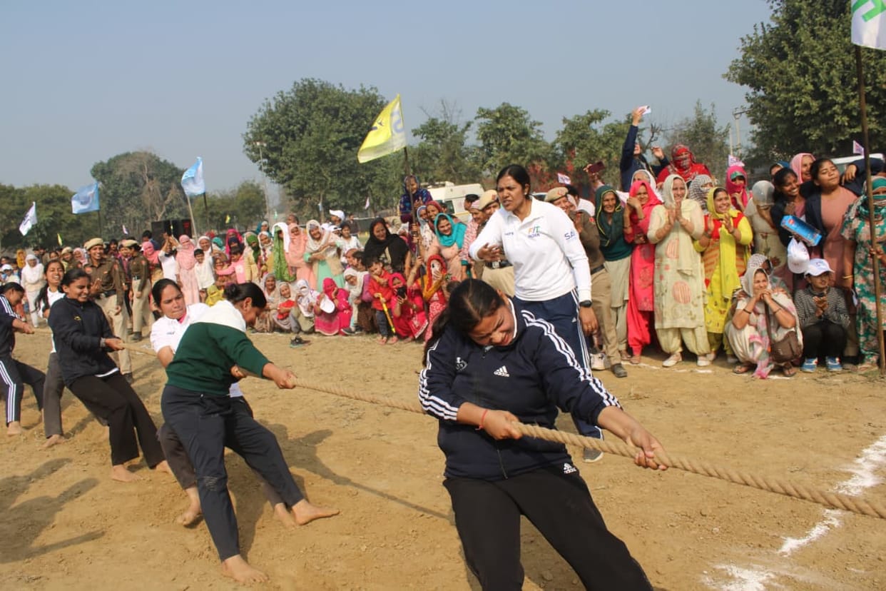 The Fit India Village Festival spread the message of de-addiction through sports.
