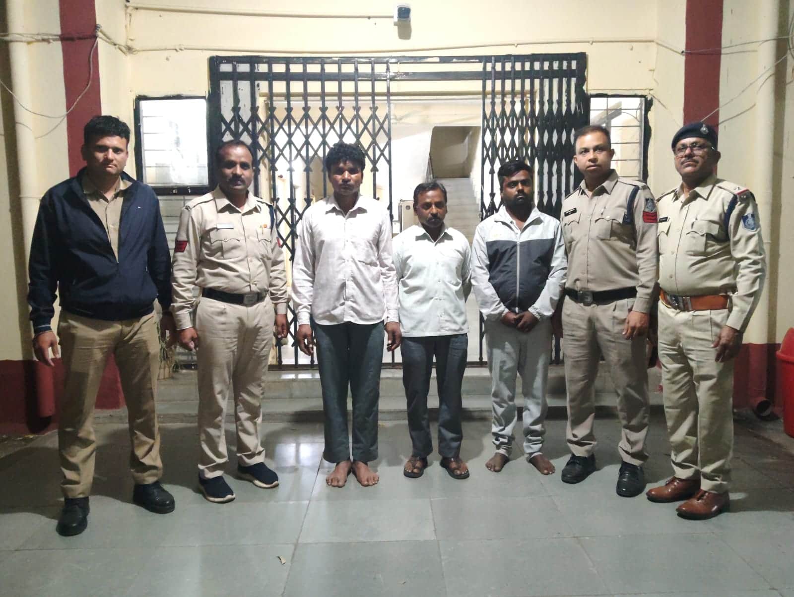 गिरफ्तार आरोपी