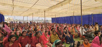 600 women from 14 gram panchayats honored on International Women Day in Korba