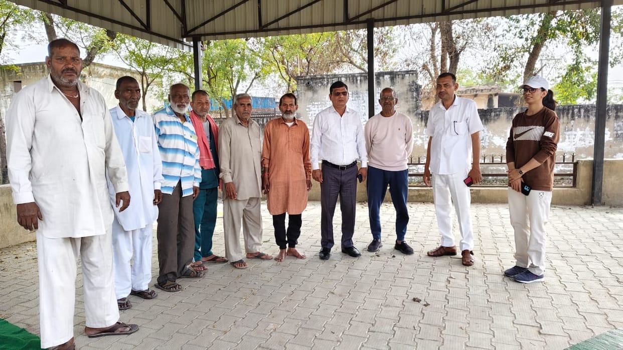 Villagers were told about the ill effects of drug abuse.