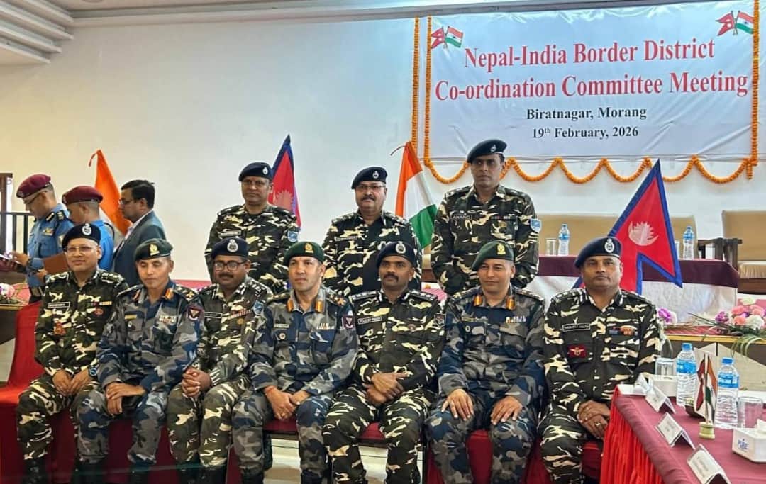 भारत और नेपाल के वरिष्ठ पदाधिकारियों की उच्च स्तरीय बैठक