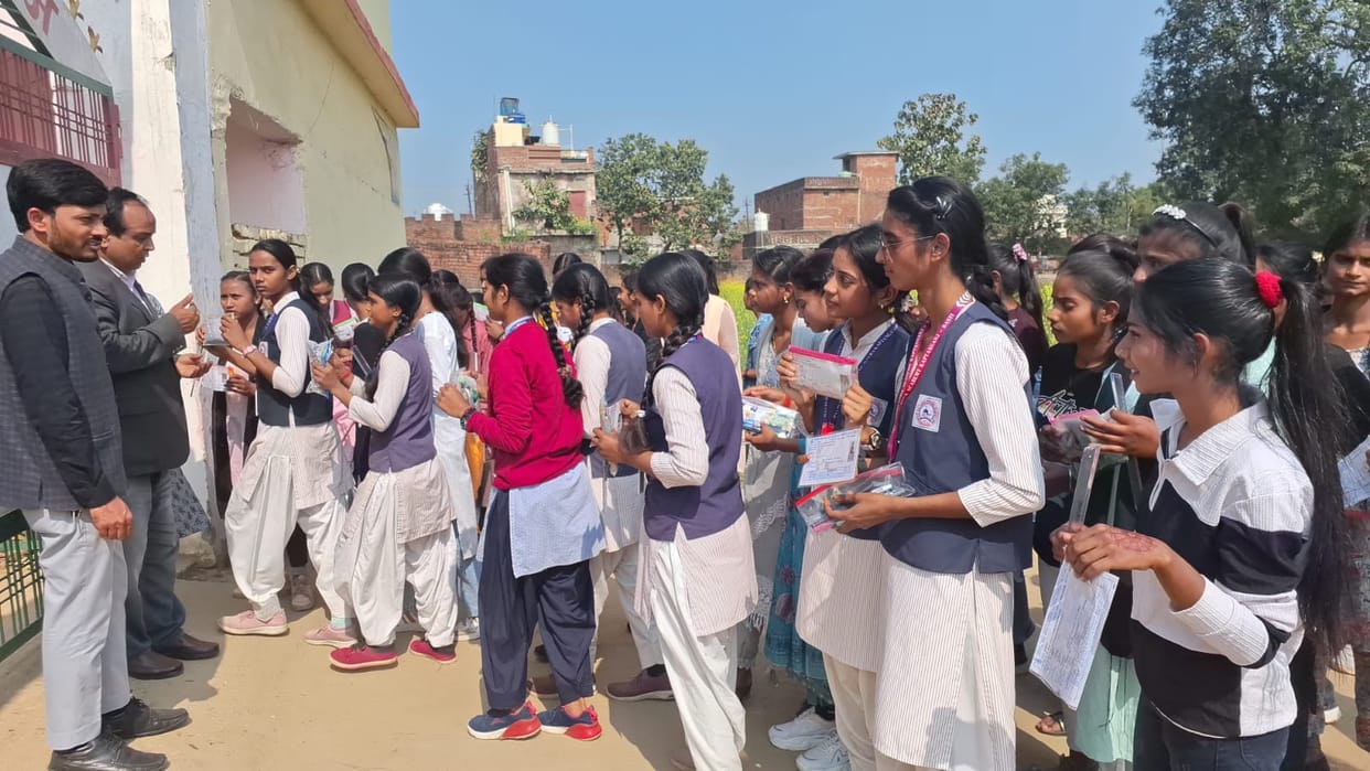3695 candidates were absent in the high school-intermediate examination.