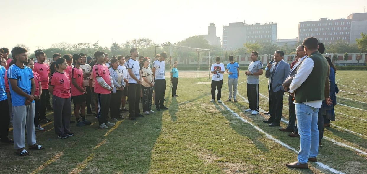 Jazba 2.0 sports competition begins at Law University, Sonipat