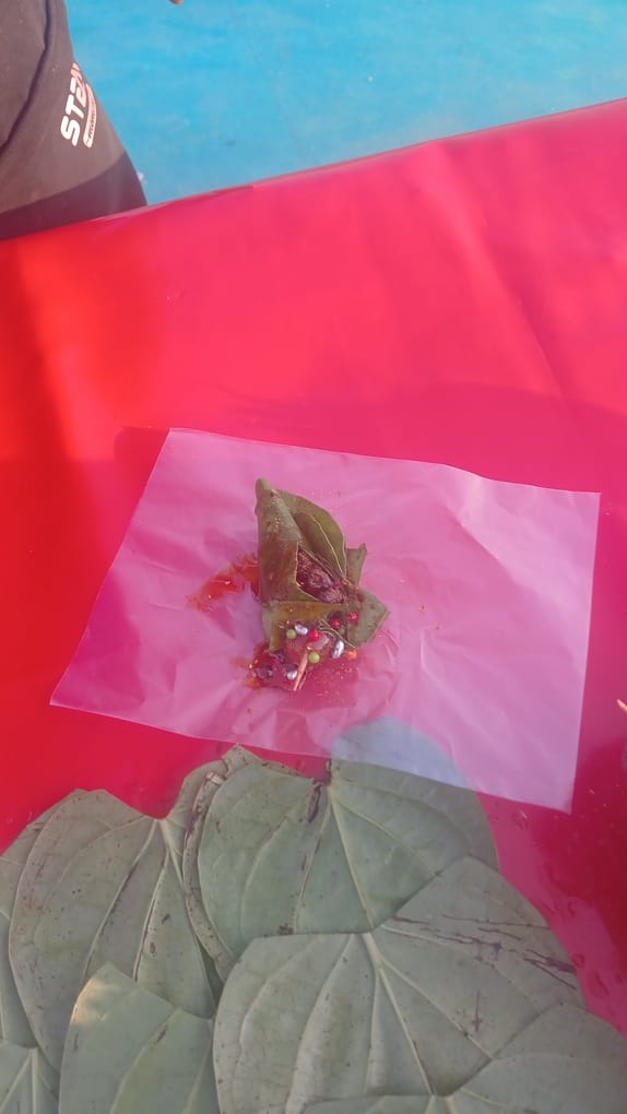The festival is incomplete without the redness of Banarasi paan... Banarasi Babu spread the fragrance of his variety in the fair... The style of smoke paan and the smoke coming out of the mouth is unique.