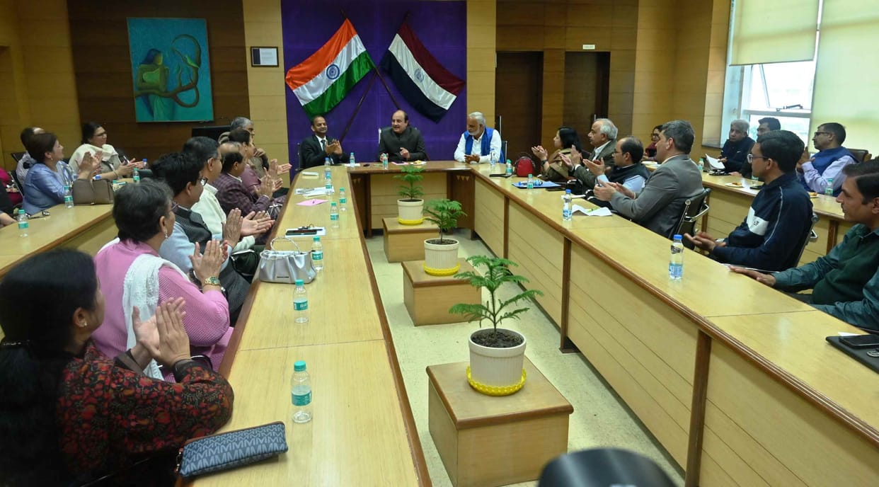 KU Vice Chancellor Prof. Somnath Sachdeva takes charge of MDU