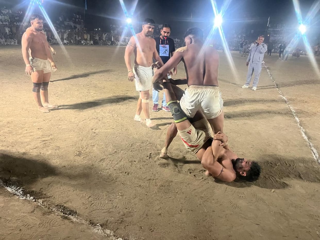 Kabaddi competition held in Ramkali village, Morkhi team reached the final