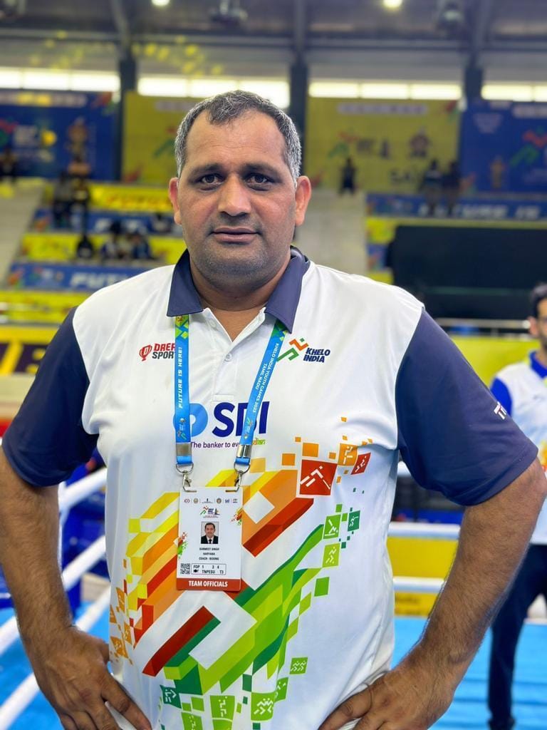 Coach Gurmeet Singh is giving a new edge to young boxers