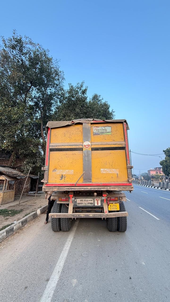 Three dumpers seized after raid in Morang Mandi