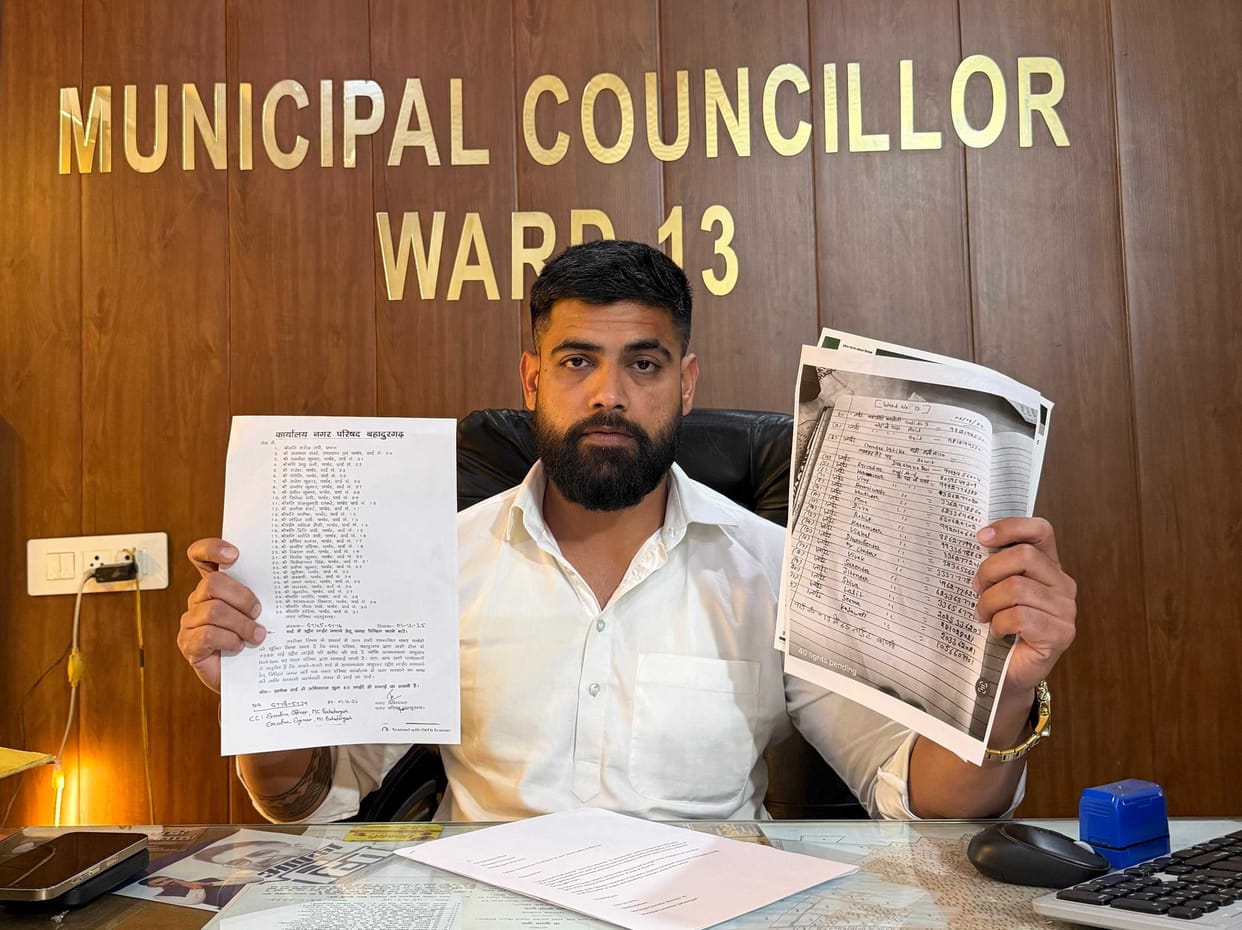 INLD councilor accuses nagar panchayat of rigging in street lights