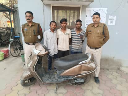 Three youths arrested in Activa theft case for liquor party in Korba