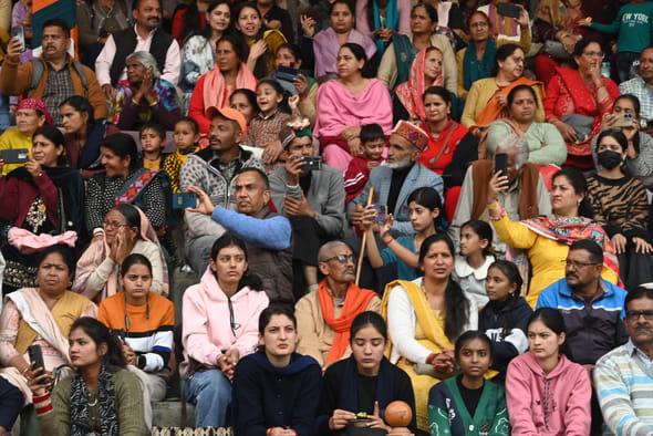Chhoti Kashi wore a deserted look as the gods and goddesses returned.