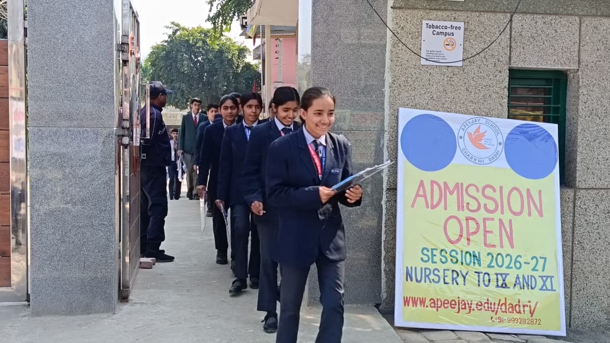 Class 10 students appeared for CBSE English exam at seven centres