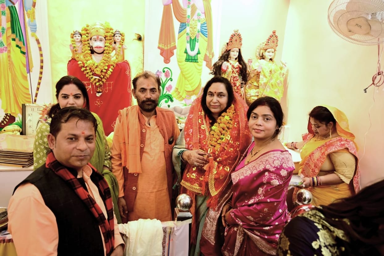 Bhandara at the end of the Pran Pratishtha program