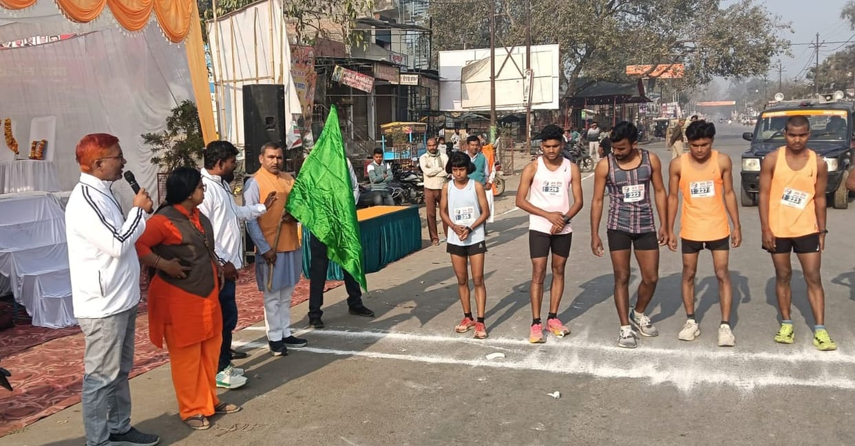 Anupam won the 10 kilometer race