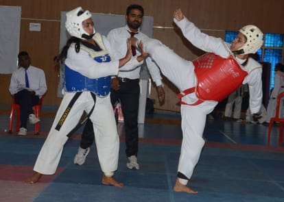 CSJMU became the overall champion in Taekwondo.