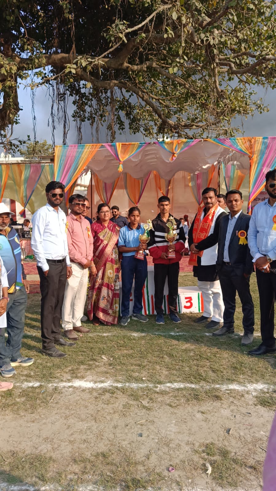 Winners of the annual sports competition were awarded
